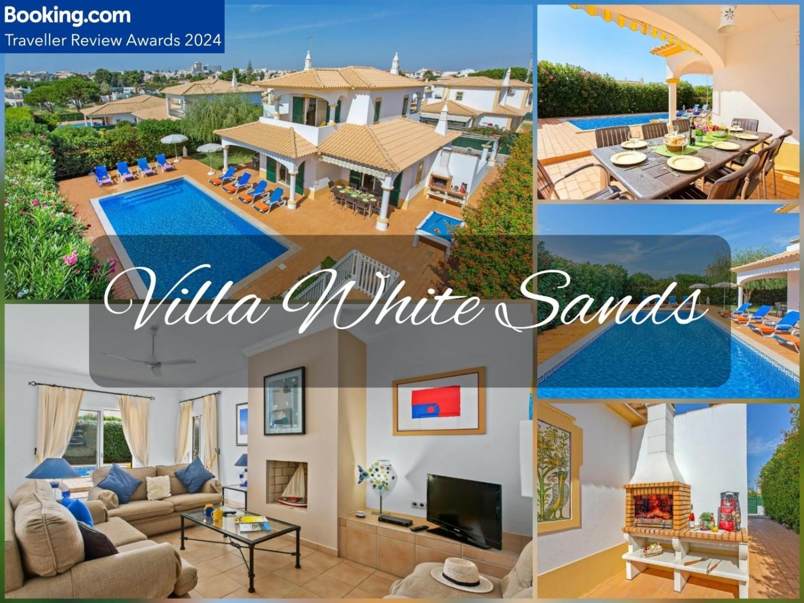 Villa White Sands - Private Oasis, Heated Pool, Beaches & Strip Nearby Albufeira Bagian luar foto
